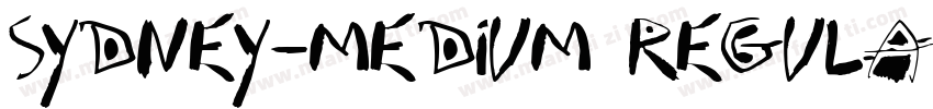 Sydney-Medium Regula字体转换